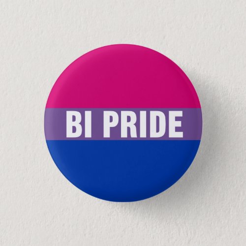 Bi Bisexual Pride Flag Button