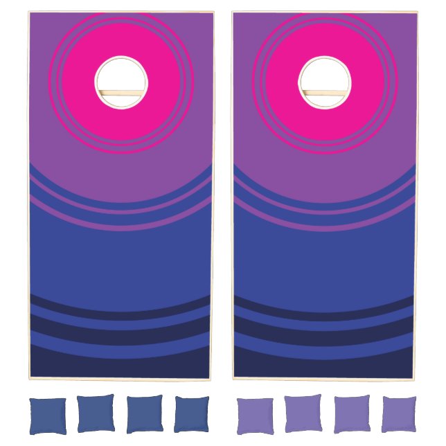 bi circles cornhole set (Set)
