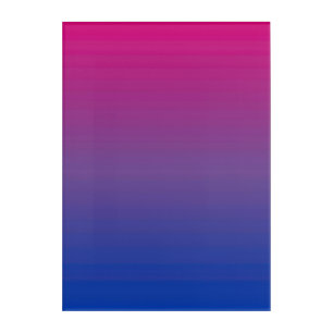bi colors acrylic print