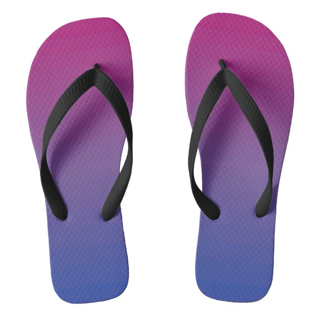 bi colors flip flops (Footbed)
