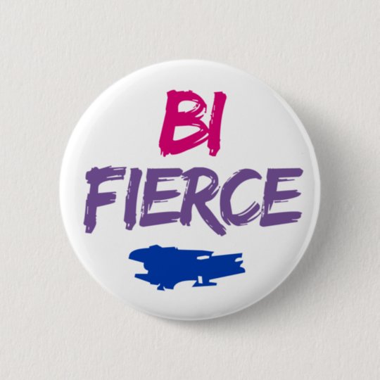 Bi Fierce Bisexual Pride Button