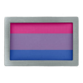Bi Flag Flies For Bisexual Pride Belt Buckle