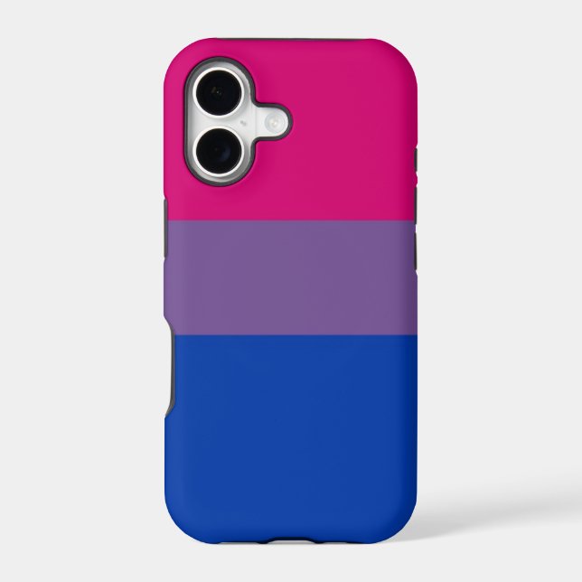 Bi Flag Flies For Bisexual Pride Iphone Case (Back)