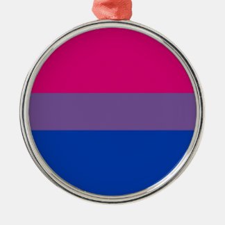 Bi Flag Flies For Bisexual Pride Metal Ornament