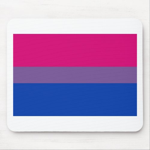 Bi Flag Flies For Bisexual Pride Mouse Pad