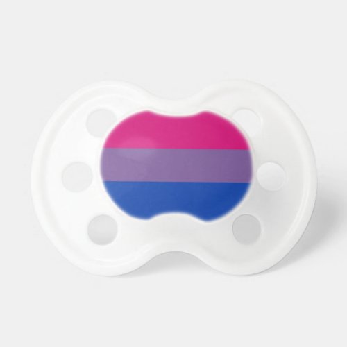 Bi Flag Flies For Bisexual Pride Pacifier