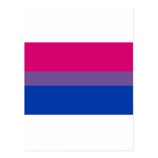 Bi Flag Flies For Bisexual Pride Postcard
