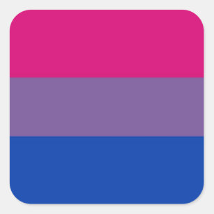 Tiger LGBTQ Pride Flag - Bisexual Sticker by Craftmancy