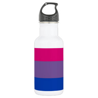 Bi Flag Flies For Bisexual Pride Stainless Steel Water Bottle