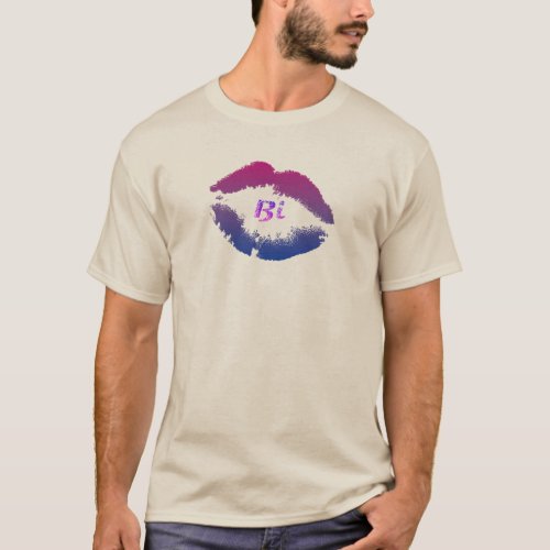 Bi Lip Print T_Shirt