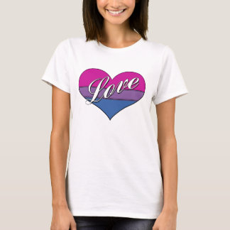 Bi Love Heart T-Shirt