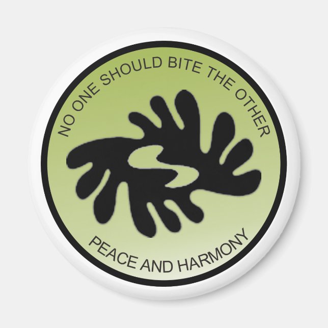 BI NKA BI PEACE AND HARMONY Magnet (Front)