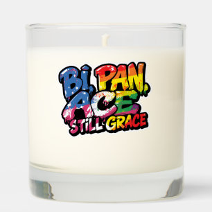 Bi Pan Ace Still Grace Shirt   Funny LGBTQ Quotes Scented Candle