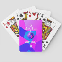 "Bi Party Time" Pride Playing Cards