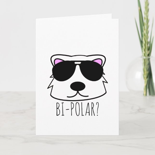 Bi Polar Valentine Holiday Card (Front)