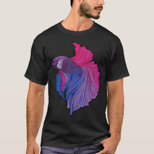 Bi Pride Betta Fish T-Shirt