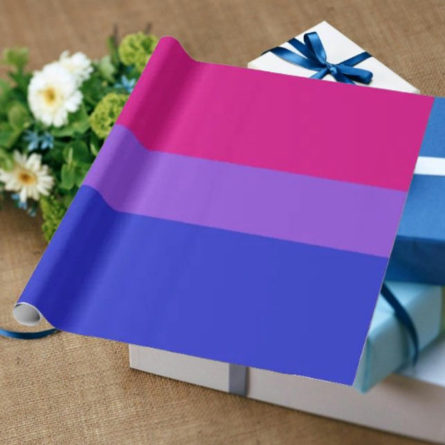 Bi Pride Celebration Wrapping Paper (Creator Uploaded)