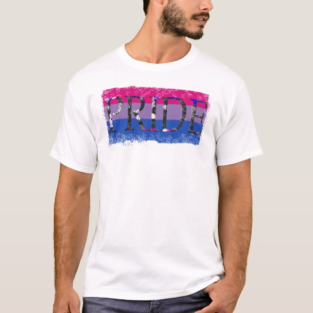 Bi Pride Colors T-Shirt (Front)