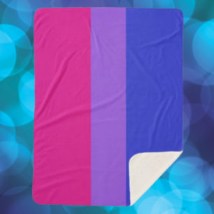 Bi Pride Cozy Sherpa Blanket