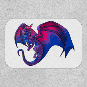 Bi pride dragon patch