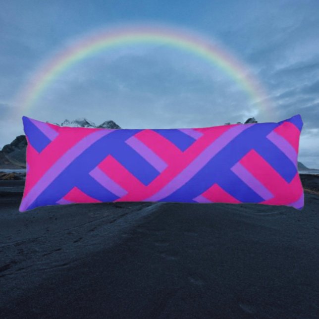 Bi Pride Dual-Sided Art Body Pillow (Creator Uploaded)