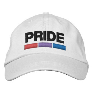 Bi Pride Embroidered Baseball Cap