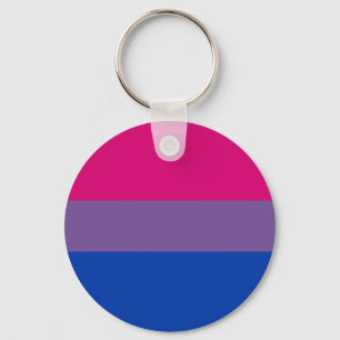 Bi Pride Flag Keychain (Classic)