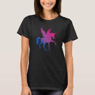 Bi Pride Flag Unicorn Bisexual Premium T-Shirt
