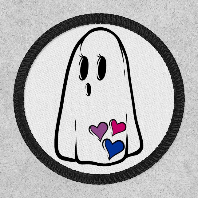 Bi Pride Ghost  Patch (Front)