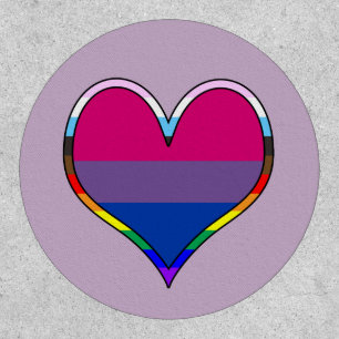 Bi Pride Heart Patch