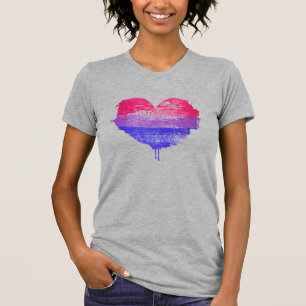 Bi Pride heart T-Shirt