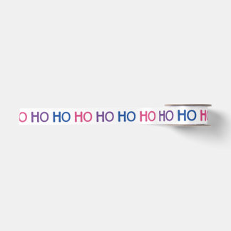 Bi Pride Ho Ho Ho Ribbon