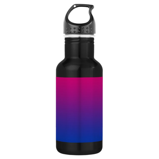 Bi Pride Stainless Steel Water Bottle (Front)
