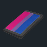Bi Pride Wallet<br><div class="desc">Bisexual Pride Flag Wallet</div>