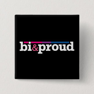 Bi&proud Black Button