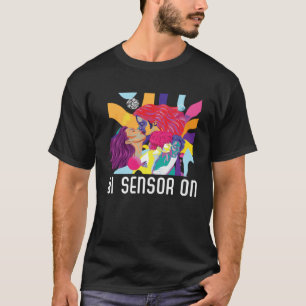 Bi Sensor On Bisexual Rainbow Pride Bisexuality LG T-Shirt