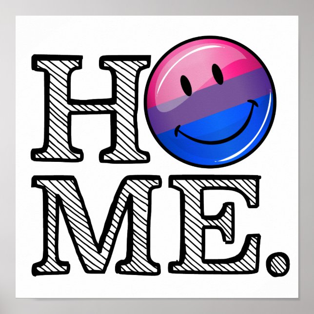 Bi-sexual Flag Housewarming Poster (Front)