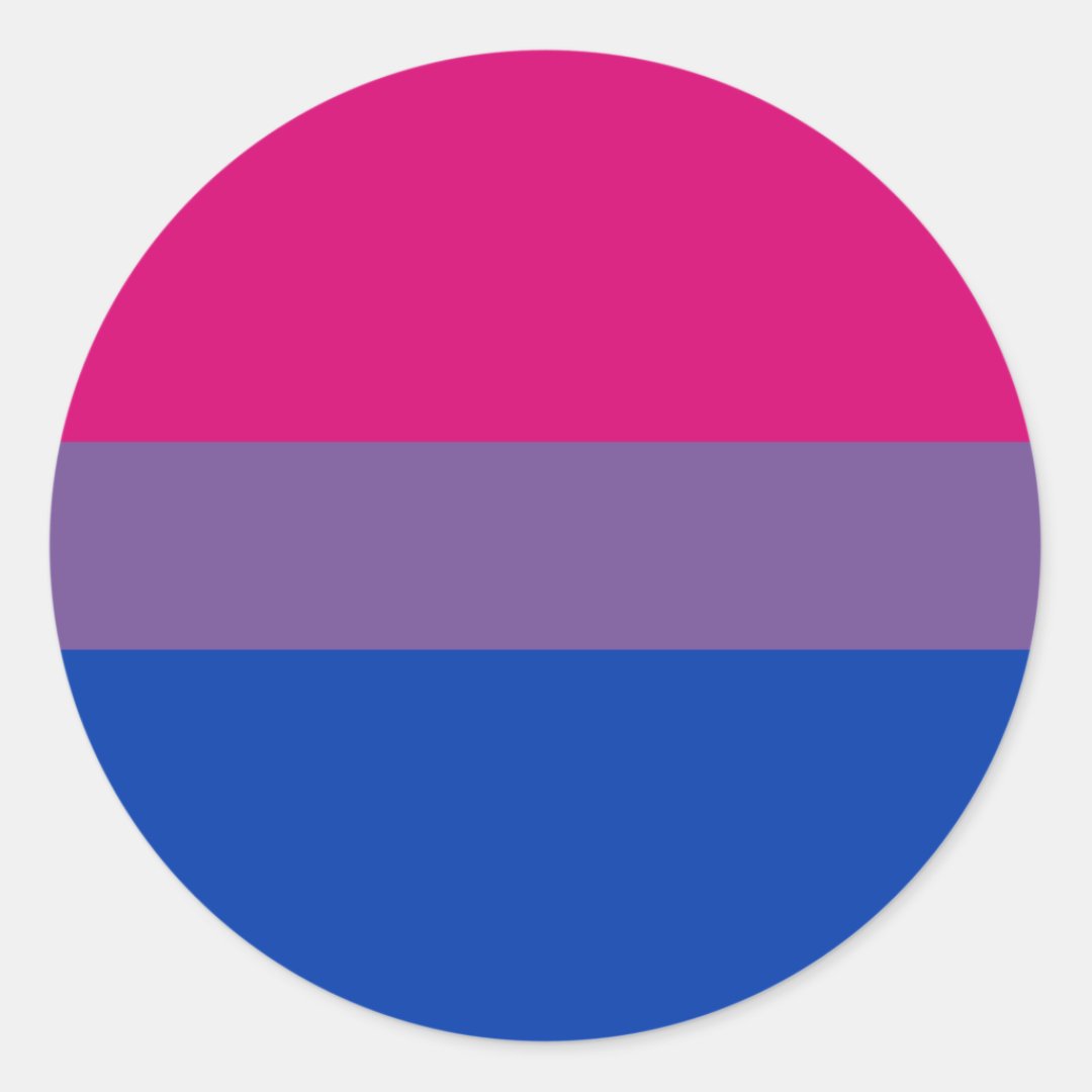 Bi Sexual Pride Flag Classic Round Sticker Zazzle