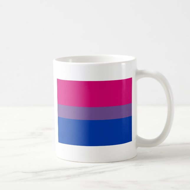 Bi-Sexual Pride Flag Coffee Mug (Right)
