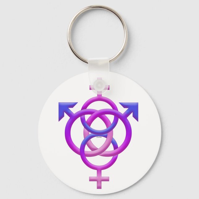 BI SWINGERS SYMBOL KEYCHAIN (Front)
