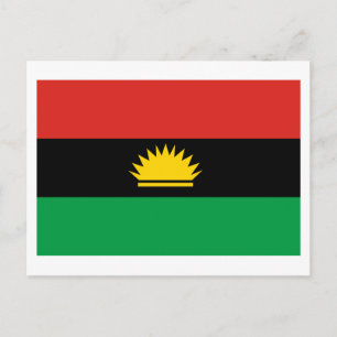 Biafra Flag (1967-1970) Postcard