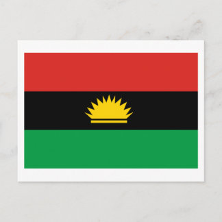 Biafra Flag (1967-1970) Postcard