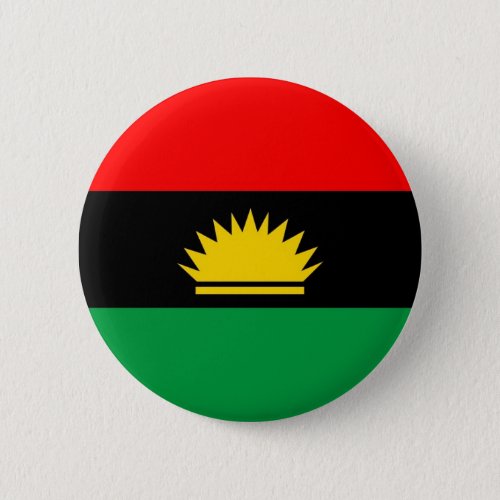 Biafra republic minority people ethnic flag button