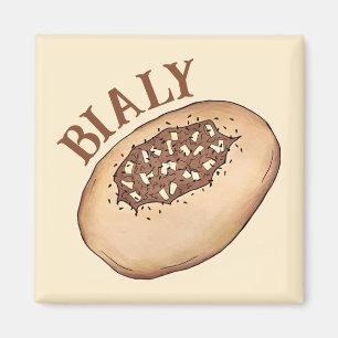 Bialy Jewish Bakery Onion Bread Poland Polish Food Magnet