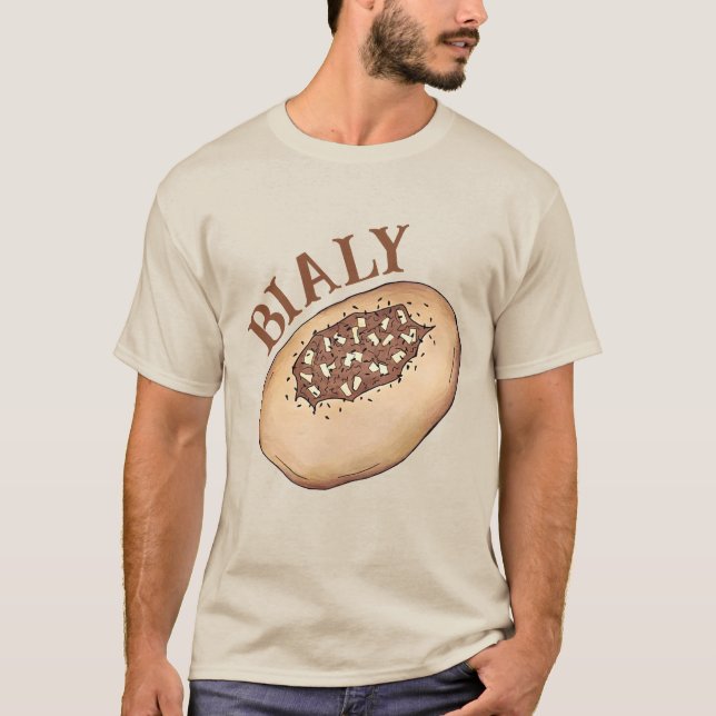 Bialy Jewish Bakery Onion Bread Poland Polish Food T-Shirt (Front)