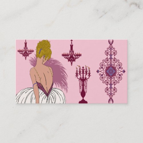 Bianca in Pink - Business Cards