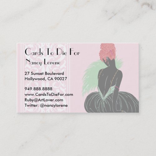Bianca in Pink - Business Cards