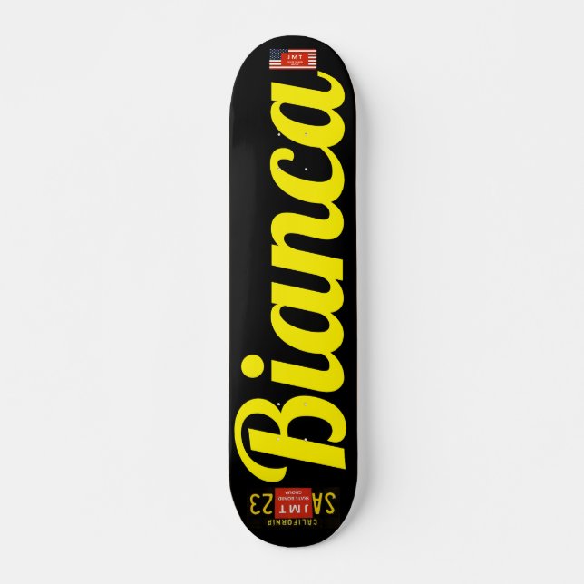 BIANCA Skateboard, 7¾" Deck (Front)