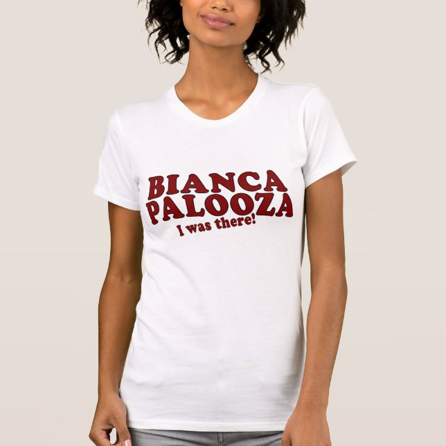 Biancapalooza T-shirt (Front)