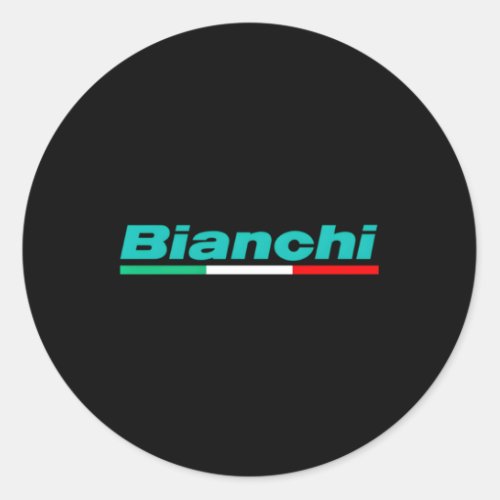 Bianchi Italian Bikes Classic Round Sticker